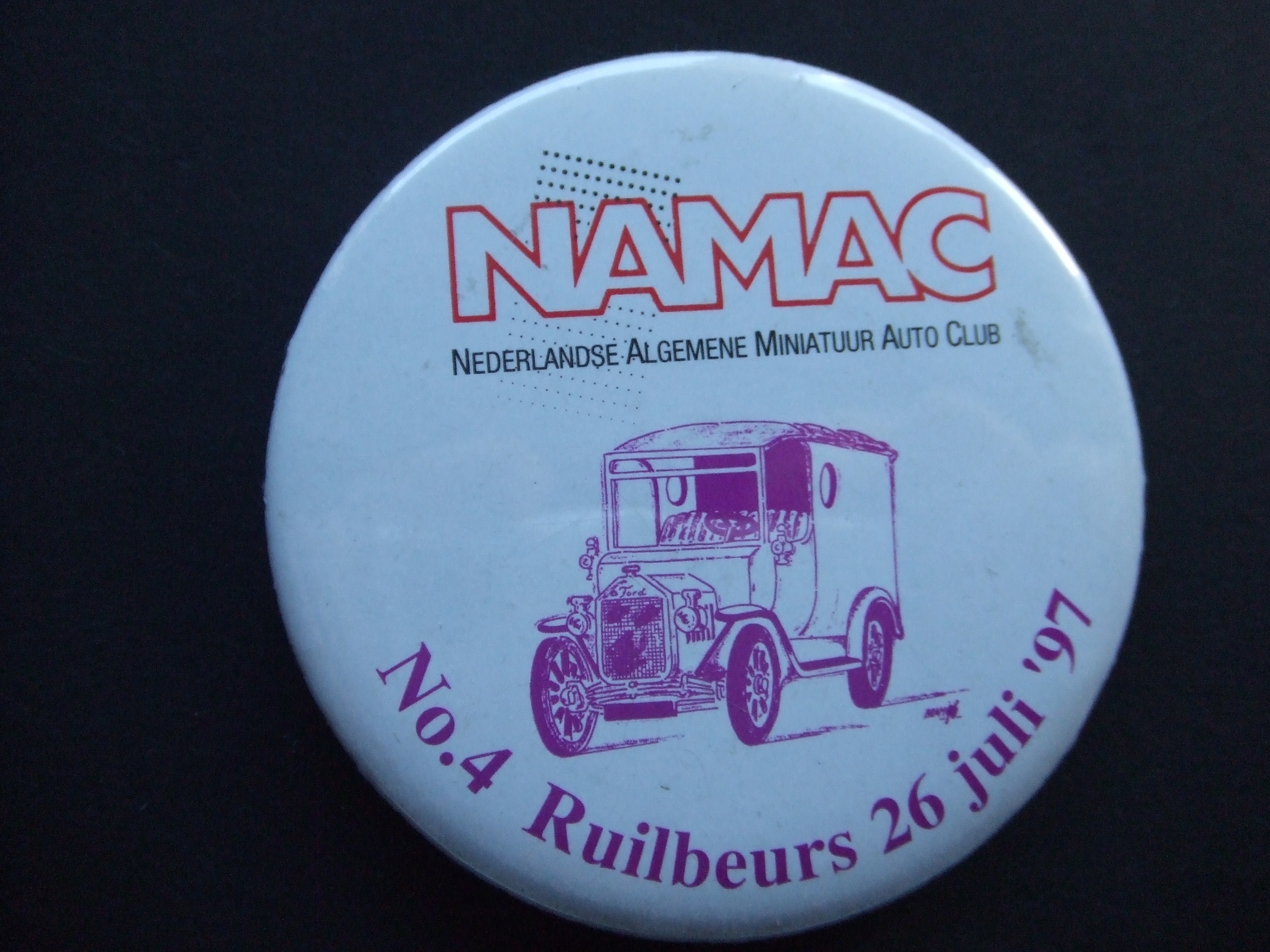Ford auto oldtimer paars model 26-07-1997 NAMAC